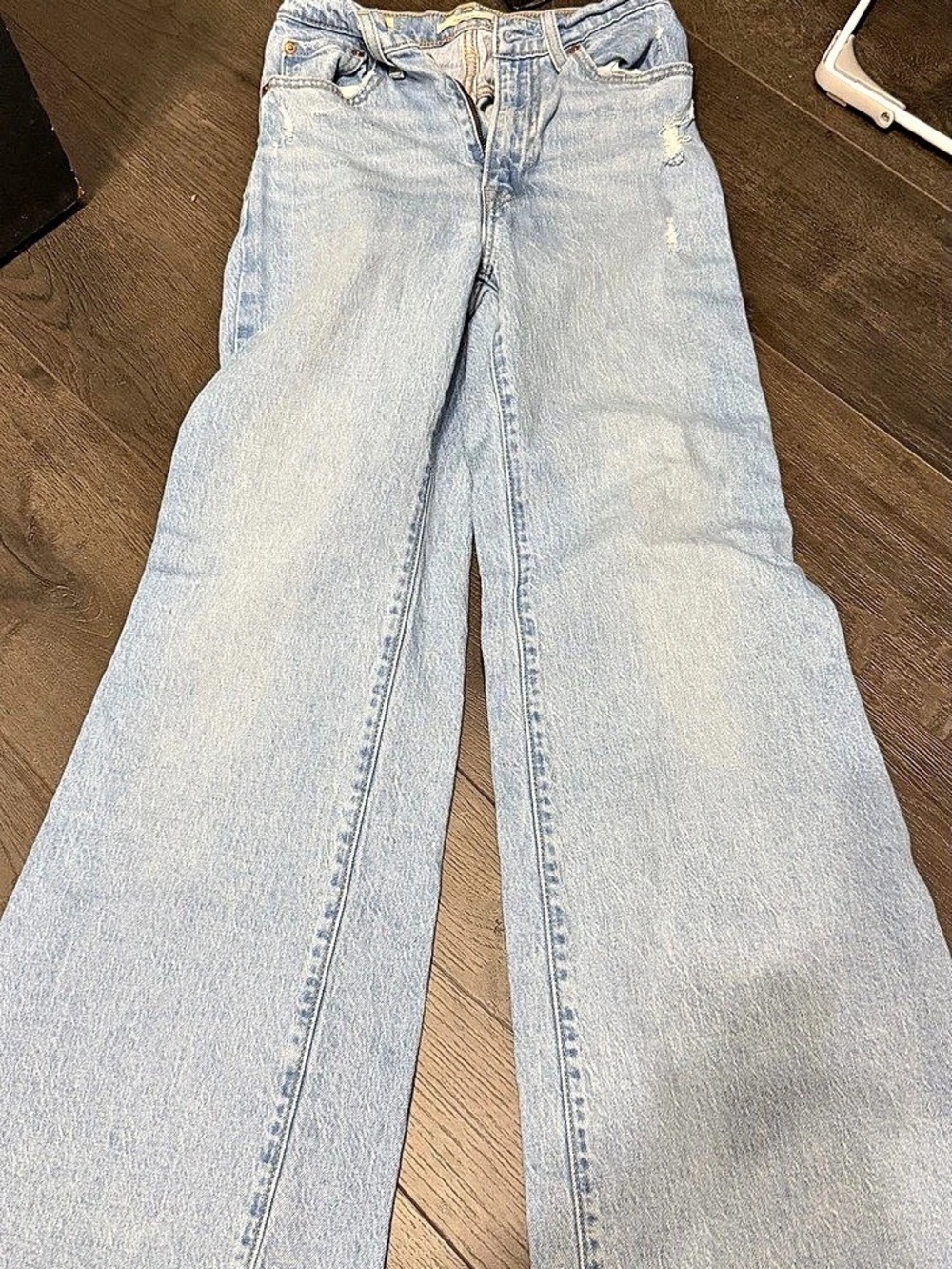 Levi's Ribcage Bell Jeans Blue Waist 24